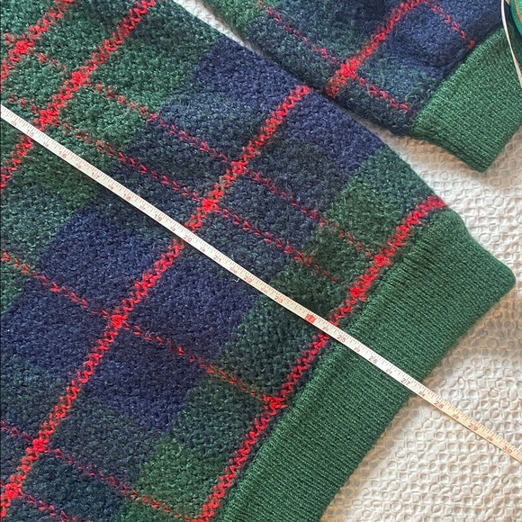 Vintage Plaid Knit Cardigan - Picture 5 of 5